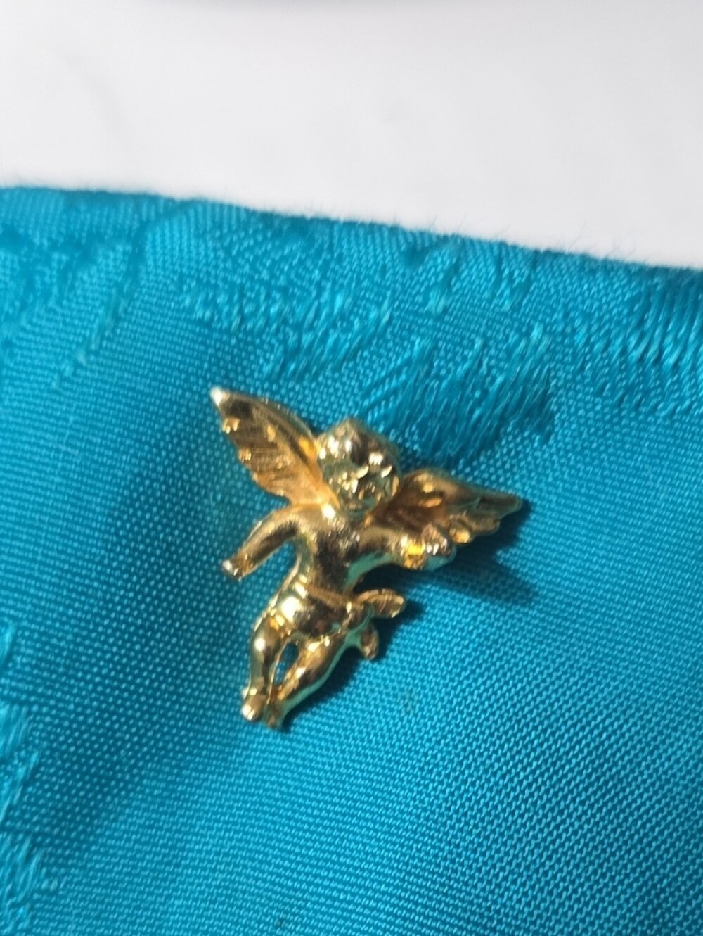 Gold Angel Lapel Pin - Women's Accessories